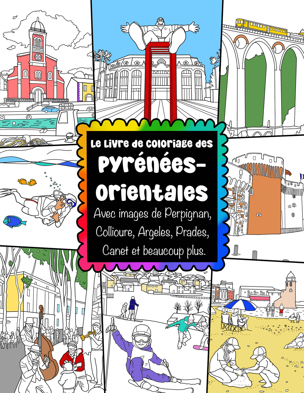Colouring book of the Pyrénées-Orientales