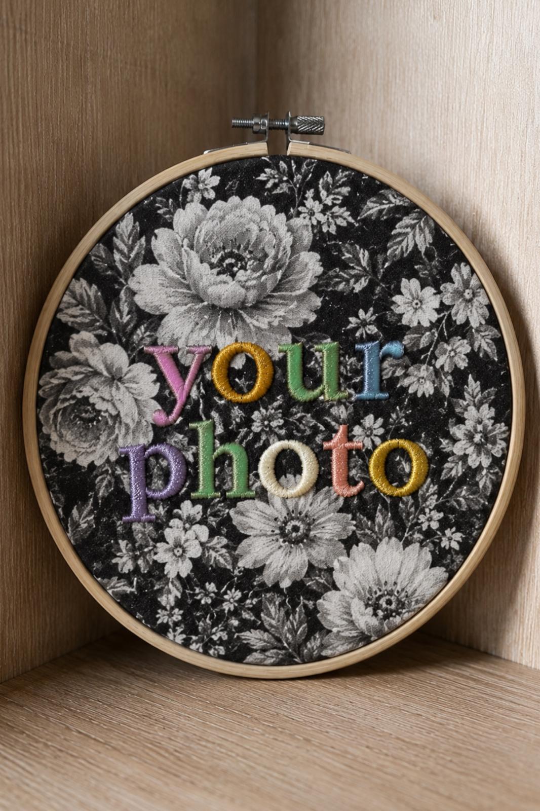 Your Photo Embroidered